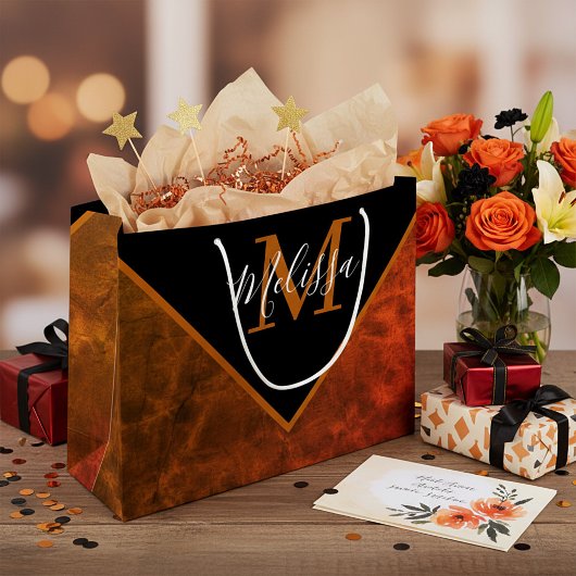 Personalisierte personalisierte große geschenktüte