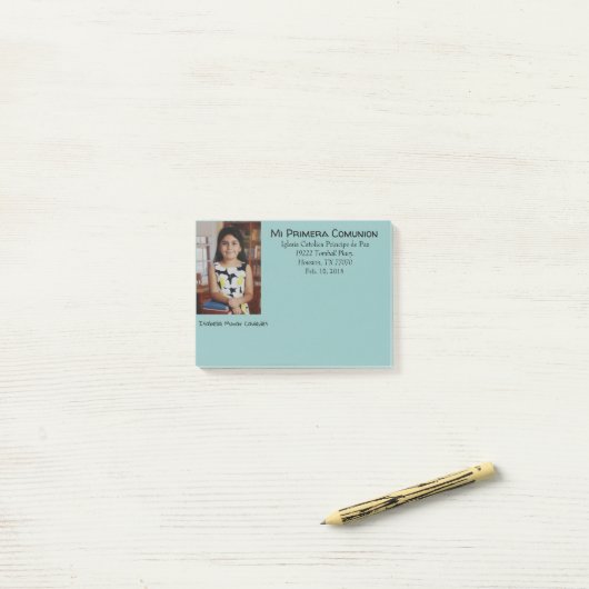 Personalisierte persönliche Hinweise Post-it Klebezettel (Auf Schreibtisch)