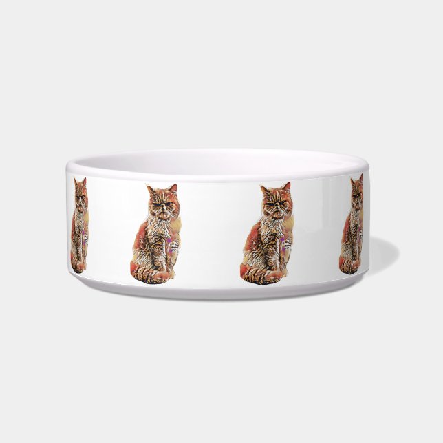 Personalisierte Pet Bowl aus dem Foto Ihres Hausti Napf (Vorderseite)