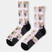Personalisierte Pet-Foto-Socken Socken (Links)