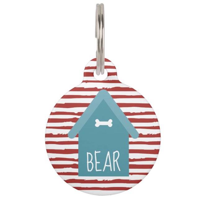 Personalisierte Pet-ID Tiernamensmarke (Vorderseite)