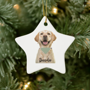 PERSONALISIERTE PET-ORNATION KERAMIK ORNAMENT