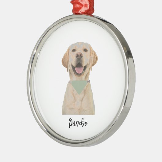 PERSONALISIERTE PET-ORNATION ORNAMENT AUS METALL (Links)