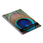 Personalisierte Pfauenfresser Notizblock (Rechte Seite)