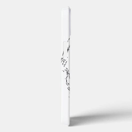 Personalisierte Pferdekizze Case-Mate iPhone Hülle (Rückseite / Rechts)