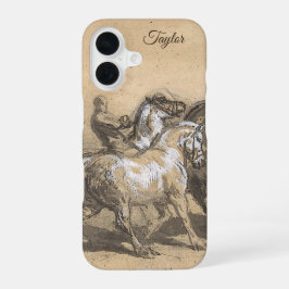 Personalisierte Pferdemesse – Rosa Bonheur iPhone 16 Hülle