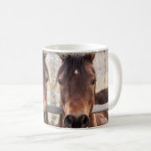 Personalisierte Pferdezucht Entwurf Kaffeemaschine Kaffeetasse (VorderseiteRechts)