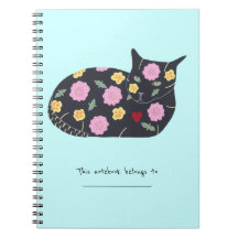 Personalisierte Pflanze, die für Notebooks mit Kat