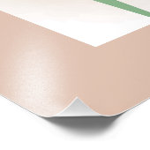 Personalisierte Pflanze Lover Wall Art Fotodruck (Ecke)