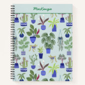 Personalisierte Pflanze Notizblock (Vorderseite)