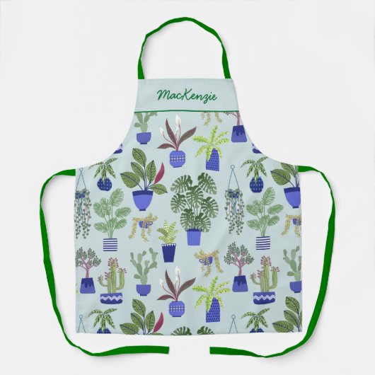 Personalisierte Pflanze Schürze (Vorderseite)