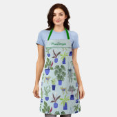 Personalisierte Pflanze Schürze (Getragen)