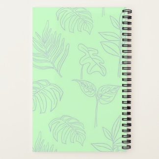 Personalisierte Pflanze SpiralNotebook Notizblock