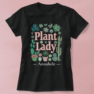 Personalisierte Pflanze T-Shirt