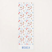 Personalisierte Pflegemittel-Ausrüstung Muster Yogamatte (Vorderseite)