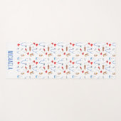 Personalisierte Pflegemittel-Ausrüstung Muster Yogamatte (Vorderseite (Horizontal))