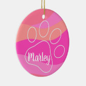 Personalisierte Pfosten Keramik Ornament (Rechts)