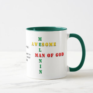 Personalisierte Phantastische Melanin MAN OF GOD Tasse