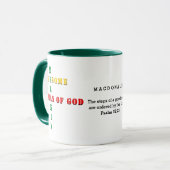 Personalisierte Phantastische Melanin MAN OF GOD Tasse (Vorderseite Links)