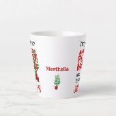 Personalisierte PHANTASTISCHE PFLANZE MAMA LIEBEN Milchtasse (Vorderseite)