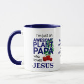 Personalisierte PHANTASTISCHE PFLANZE PAPA LIEBEN Tasse (Links)