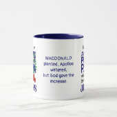 Personalisierte PHANTASTISCHE PFLANZE PAPA LIEBEN Tasse (Zentrum)