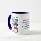 Personalisierte PHANTASTISCHE PFLANZE PAPA LIEBEN Tasse (Vorderseite Links)