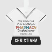 Personalisierte Phantastische Pharmazie Tech Funny Ornament (Vorderseite)
