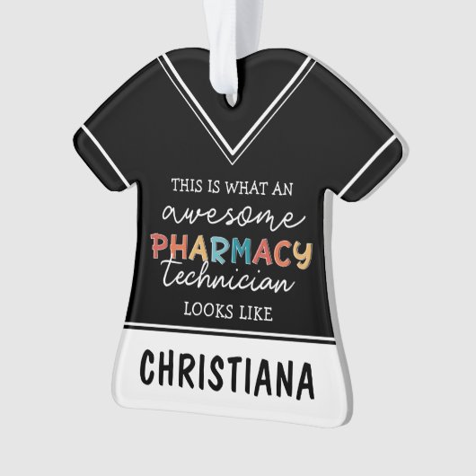 Personalisierte Phantastische Pharmazie Tech Funny Ornament (Vorderseite)