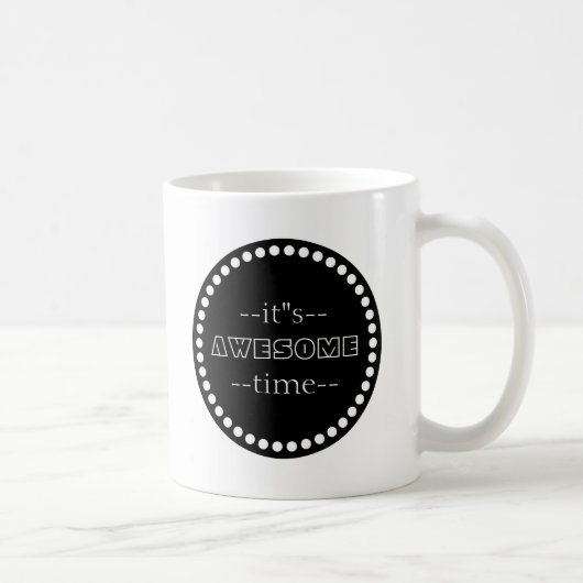 Personalisierte Phantastische Schwarz-Weiß-Technik Kaffeetasse (Rechts)