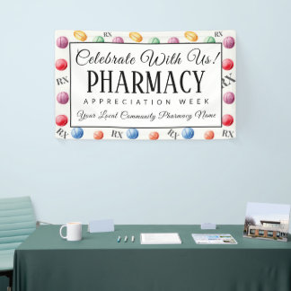 Personalisierte Pharmacy-Aufwertung Woche Celebrat Banner