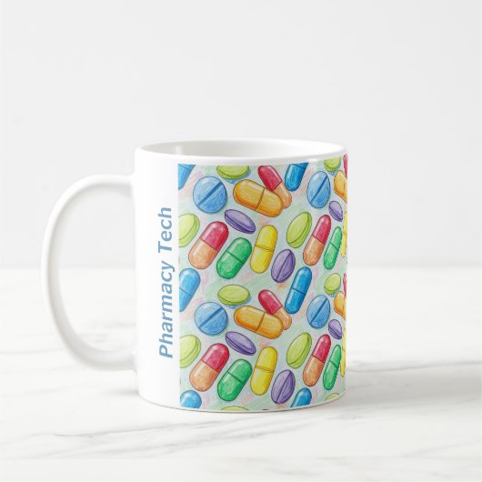 Personalisierte Pharmacy-Tasse mit der Bright Penc Kaffeetasse (Links)