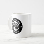 Personalisierte Pharmacy Tech Papa Bear Kaffee Tas Kaffeetasse (Vorderseite Links)