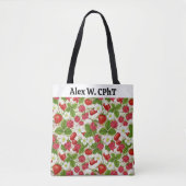 Personalisierte Pharmacy Tote Bag Berry Red Tasche (Vorderseite)