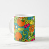 Personalisierte Pharmazie Tasse Retro Orangen (Vorderseite Links)
