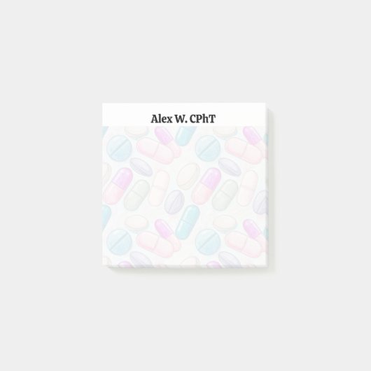 Personalisierte Pharmazie Tech Sticknotes Post-it Klebezettel (Vorderseite)