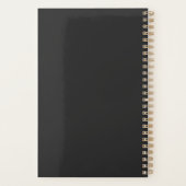 Personalisierte Phasen des Schwarzen Wasserfarbenm Planer (Rückseite)