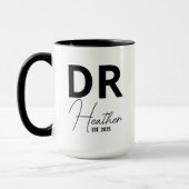 Personalisierte PhD-Tasse, benutzerdefinierte PhD- Tasse (Links)