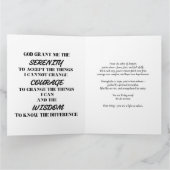 Personalisierte Phoenix Sobriety Meilenstein-Karte Karte (Innenseite)