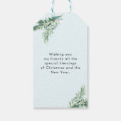 Personalisierte Photo Weihnachts- Geschenkanhänger (Rückseite)