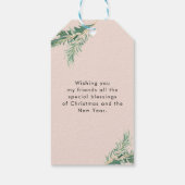 Personalisierte Photo Weihnachts- Geschenkanhänger (Rückseite)