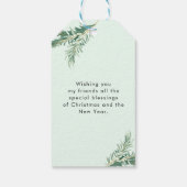 Personalisierte Photo Weihnachts- Geschenkanhänger (Rückseite)