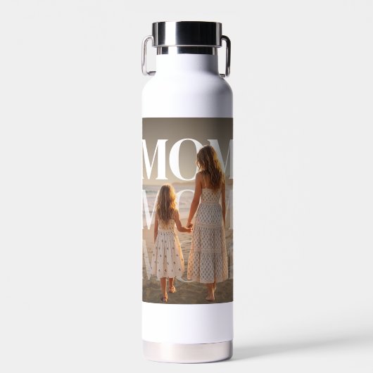 Personalisierte PhotoPop-Mutter Trinkflasche (Vorne)