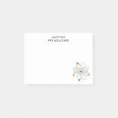 Personalisierte PHYSIK - DAS IST DIE RECHTSPUNKT Post-it Klebezettel (Vorderseite)