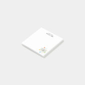 Personalisierte PHYSIK - DAS IST DIE RECHTSwissens Post-it Klebezettel (angewinkelt)