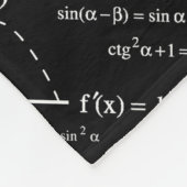 Personalisierte Physik-Geschenke für Physiker Fleecedecke (Ecke)