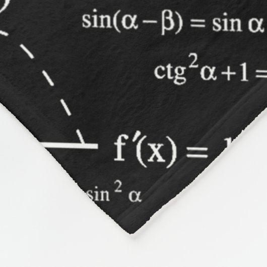 Personalisierte Physik-Geschenke für Physiker Fleecedecke (Ecke)