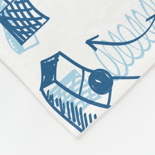 Personalisierte Physik-Geschenke für Physiker Fleecedecke (Ecke)