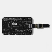 Personalisierte Physik-Geschenke für Physiker Gepäckanhänger (Vorderseite horizontal)