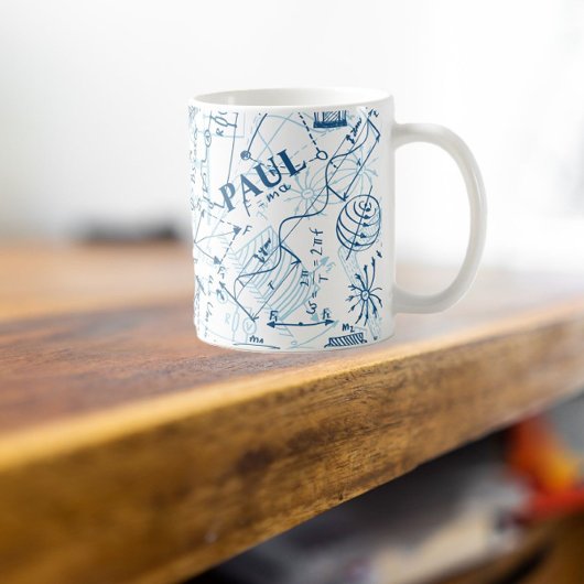 Personalisierte Physik-Geschenke für Physiker Kaffeetasse
